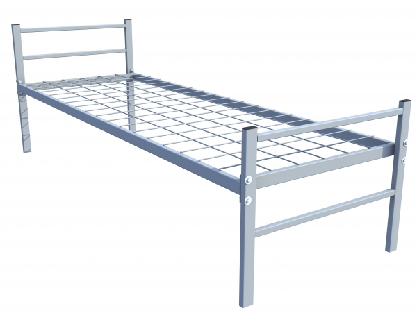 Высокого качества кровати металлические с ДСП спинками