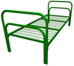 Кровати металлические полуторные, двуспальные