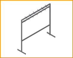 Высокого качества настенные и напольные вешалки