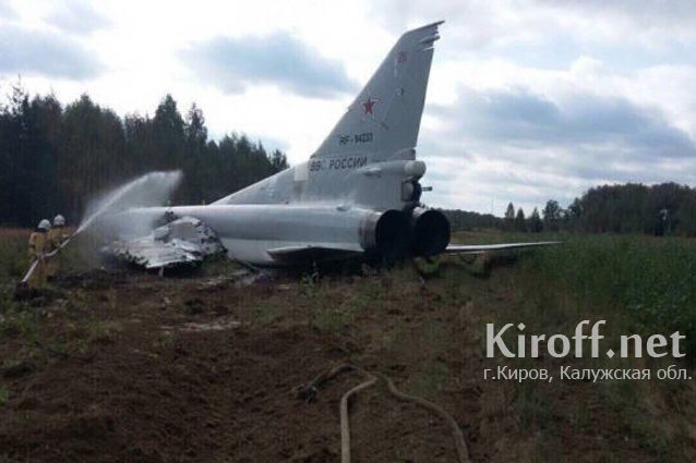 В Шайковке Ту-22М3 выкатился за пределы взлетной полосы и получил серьезные повреждения