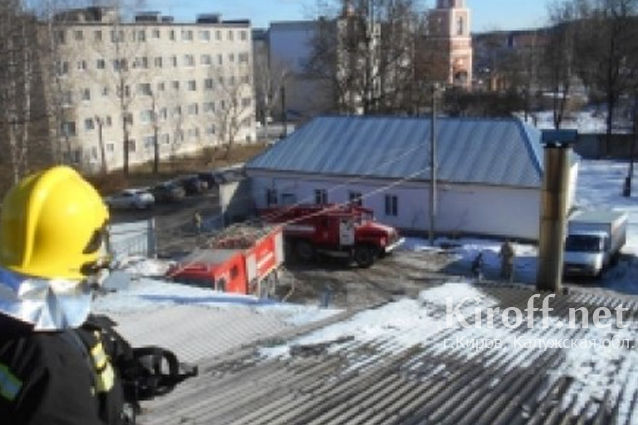 В Кирове на хлебокомбинате произошёл пожар