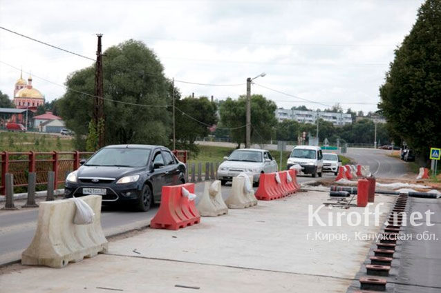 Полное открытие проблемного моста через реку Болву в Кирове намечено на октябрь