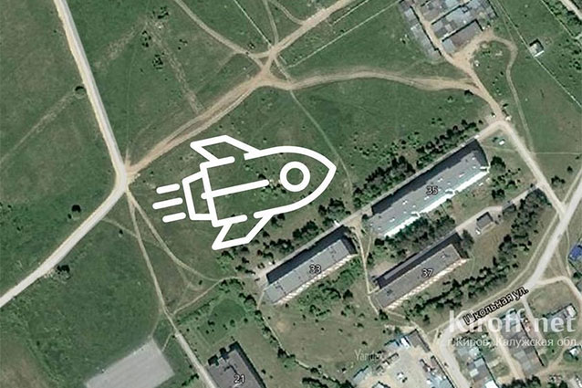 Геоглиф в форме ракеты высадят в поселке Воротынск Калужской области