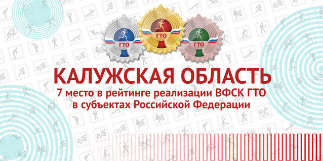 Калужская область в числе регионов-лидеров по реализации комплекса ГТО