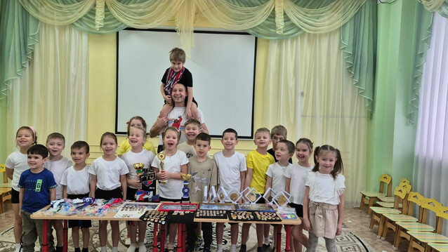 Детские сады "Лучик" и "Ягодка" г. Калуги сегодня преобразились в настоящую арену спорта!