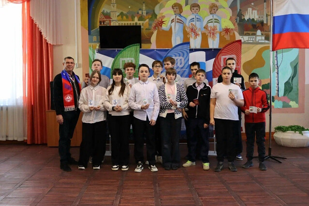 Юные воспитанники Калужской школы интернат №1 получили знаки ГТО!