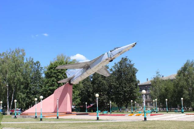 МиГ-27К , самолет, памятник